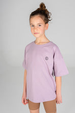 Loose fit T-shirt Logo Lilac