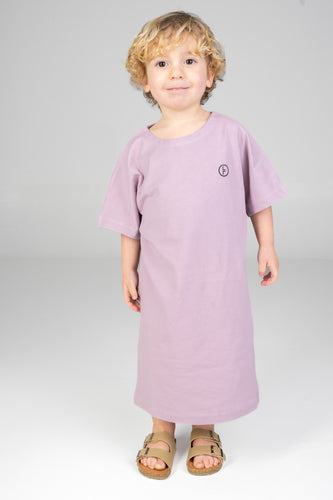 Loose fit T-shirt Dress Lilac - Baby