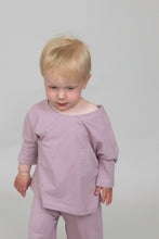 Boxy Long Sleeved T-shirt Matte Lilac, Baby